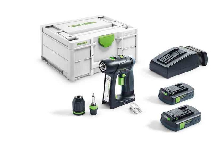 FESTOOL Baterijska bušilica/odvijač C 18 C 3,1-Plus