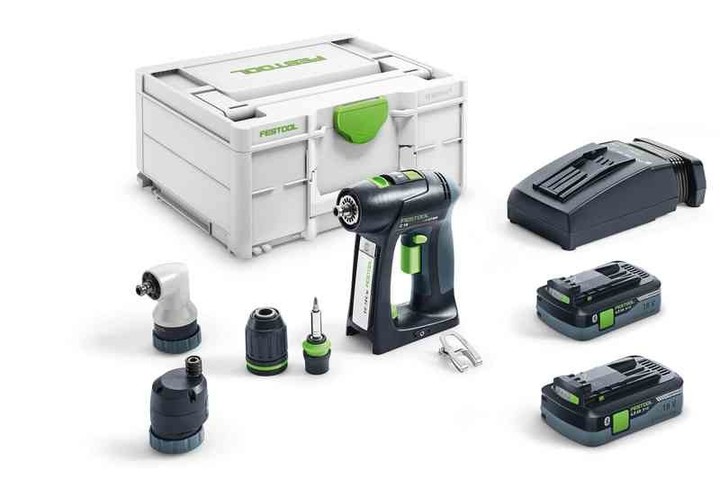 FESTOOL Baterijska bušilica/odvijač C 18 HPC 4,0 I-Set