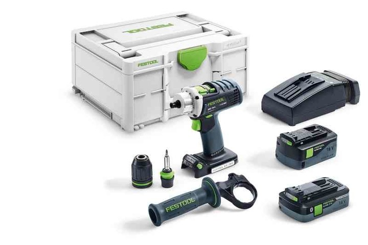 FESTOOL Baterijska bušilica/odvrtač QUADRIVE DRC 18/4 5,2/4,0 I-Plus