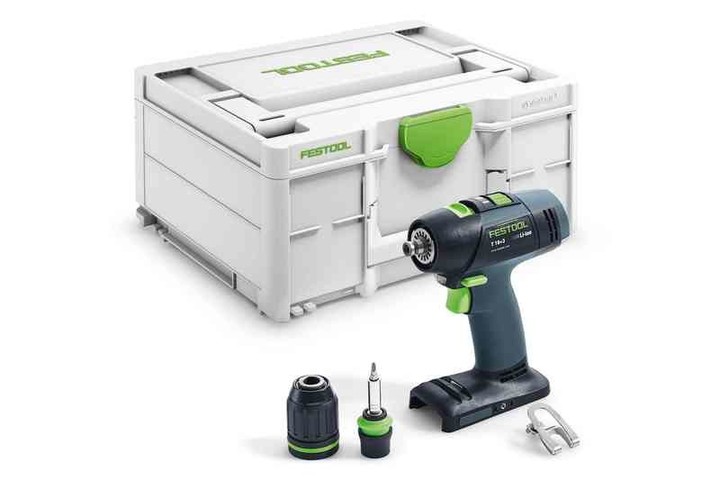 FESTOOL Baterijska bušilica T 18+3-Basic