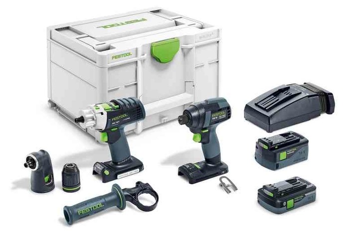 FESTOOL Baterijski odvrtač TID 18 5,2/4,0 I-Set PDC18