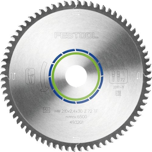 Posebni listovi testera (aluminijum) 210x2,4x30 TF72 
