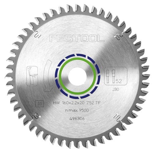 Posebni listovi testera (aluminijum) 160x2,2x20 TF52