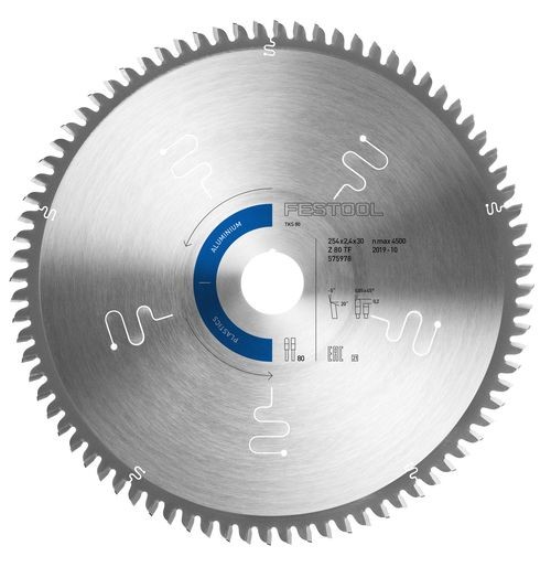 Posebne testere(aluminijum) 254x2,4x30 TF80 A 