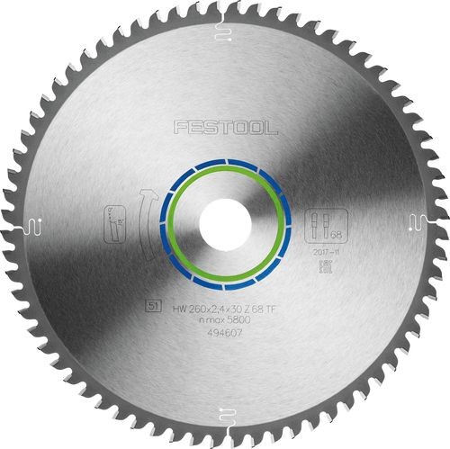 Posebne testere(aluminijum) 260x2,4x30 TF68